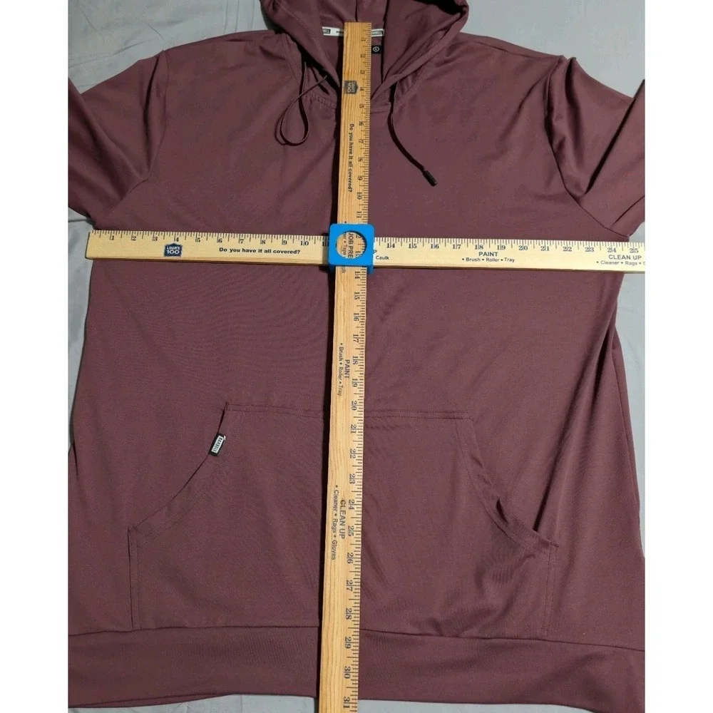 Barbell Apparel Hoodie Mens XL Zip Stretch Athletic‎ Gym Performance Sweatshirt